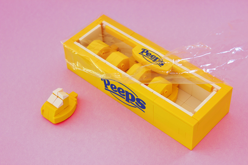 Illustration for article titled An Easter Candy Feast Made Entirely Of LEGO